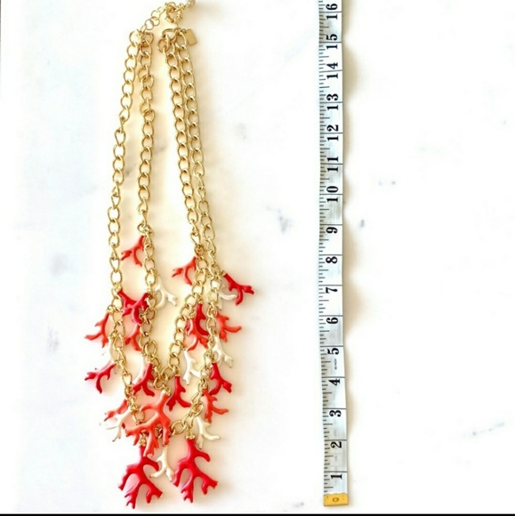 💯 Lilly Pulitzer Coral Reef Multi Strand Necklace - Picture 9 of 16